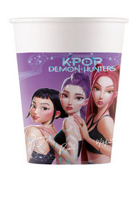 K-POP DEMON-HUNTERS  BICCHIERI IN CARTA ML.200 CONF. 8PZ. BIGI