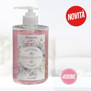 SAPONE LIQUIDO 400ML. CON DOSATORE IRGE FIORI DI LOTO