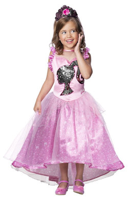 COSTUME PERSONAGGIO BARBIE PRINCIPESSA TAGLIA S 3/4 ANNI 701342-S