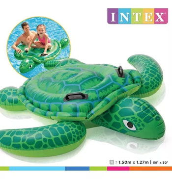 CAVALCABILE GONFIABILE TARTARUGA CM.150x127 INTEX 57524