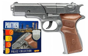 ARMI PISTOLA IN METALLO PANTHER SILVER DISC 8 CM.19 1253 VILLA