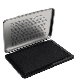 TIMBRO SOLO CUSCINETTO INCHIOSTRATO CM.14x10 NERO NIKOFFICE