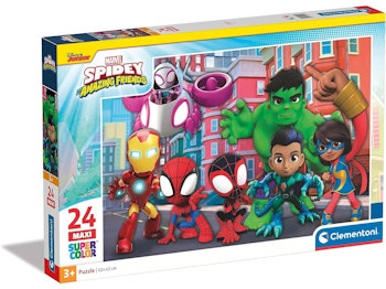 PUZZLE 24 MAXI SPIDEY AND FRIEND'S 24249 CLEMENTONI