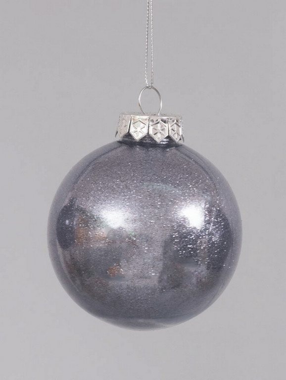 SFERE SINGOLE LUCIDE 8 CM. ARGENTO BRILLANTE EURONATALE