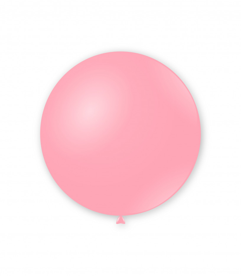 PALLONCINI 15 POLLICI CM.38 CONF.50PZ. ROSA 24 PASTELLO