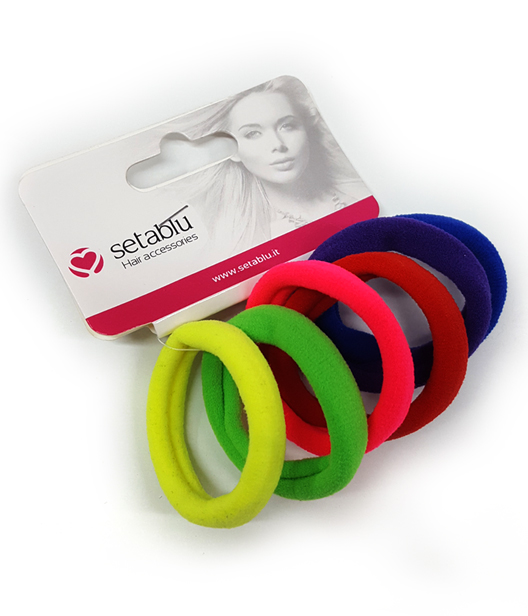 CAPELLI ELASTICI MINI COLOR CONF.6PZ. SETABLU