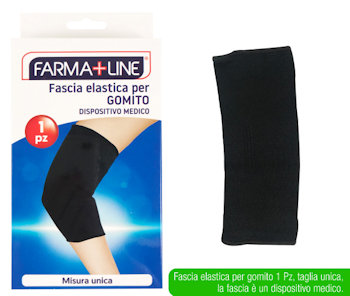 MEDICAZIONE FASCIA ELASTICA GOMITO TAGLIA UNICA FARMALINE