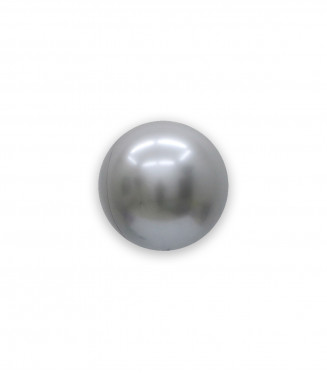 PALLONCINI B-LOON CHROME 10 POLLICI BIANCHI ARGENTO cm.26