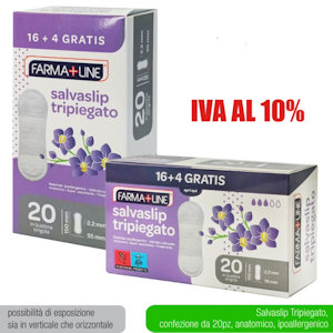 ASSORBENTI SALVASLIP FARMALINE CONF.20PZ. TRIPIEGATO