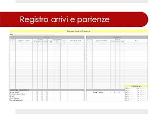ALBERGO REGISTRO ARRIVI E PARTENZE 100 FOGLI DATA UFFCIO