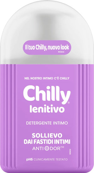 SAPONE INTIMO 200ML. CHILLY LENITIVO NEW CONFEZIONE LILLA