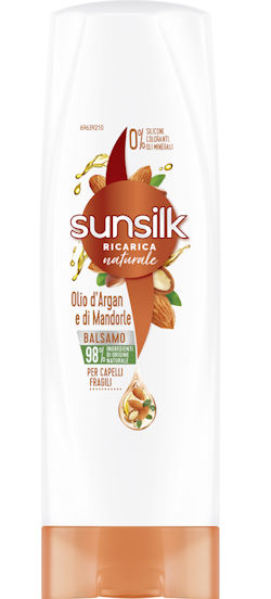 SHAMPOO SOLO BALSAMO 200ML. SUNSILK CAPELLI OLIO DI ARGAN E MANDORLE