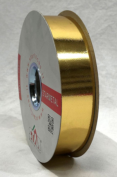 ROTOLO NASTRINO MM.30x100MT METALLIZZATO ORO