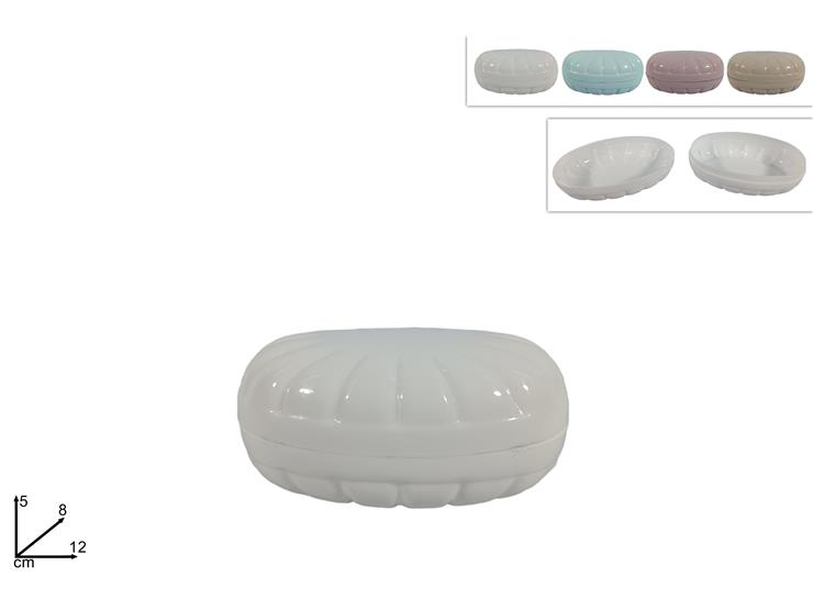 PORTASAPONETTA IN PLASTICA RICHIUDIBILE COLOR DUESSE