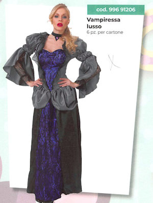 COSTUME ADULTO VAMPIRELLA LUSSO