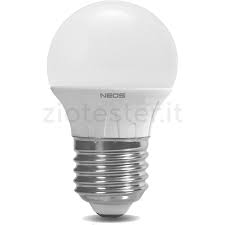 LAMPADA LED SFERA NEOS  5,5W E27 LUCE CALDA 3000K XE40C1