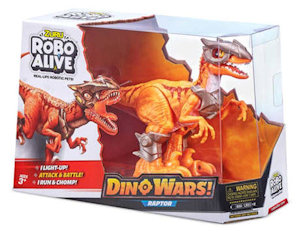 ANIMALI IN SCATOLA DINOSAURO ROBO ALIVE DINO WARS RAPTOR ZURU 7133