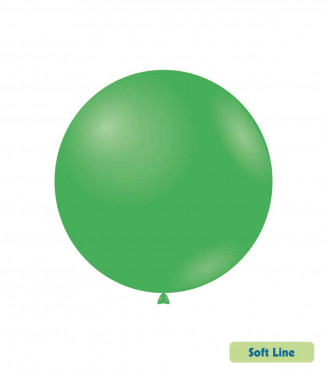 PALLONCINI 18 POLLICI CM.46 VERDE 133 CONF.20PZ. SOFT LINE PASTELLO