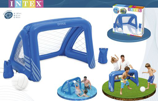 PORTA GONFIABILE PALLANUOTO CM.140x89x81 INTEX 58507