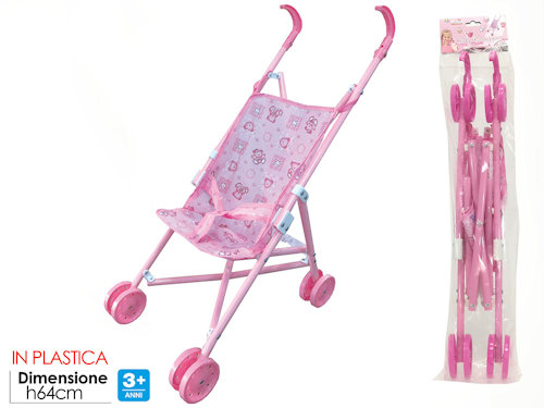 ACCESSORI NEONATO PASSEGGINO IN PLASTICA IN BUSTA CM.64 100332 GENERAL