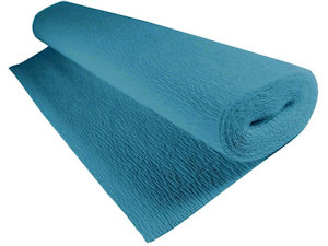CARTA CRESPA IN ROTOLO DA 180G. CM.50x2.50MT. CELESTE