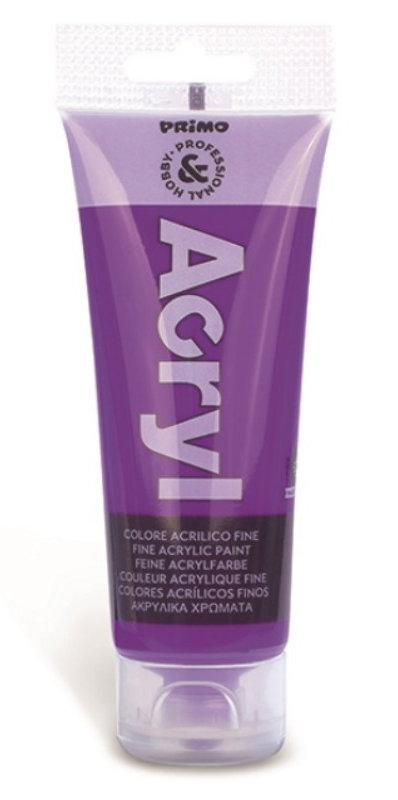 TEMPERA ACRILICA IN TUBETTO DA 75ML. VIOLA PRIMO