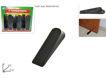 FERMOPORTA IN PLASTICA CONF.6PZ. IN BLISTER DUESSE
