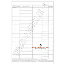 REGISTRO CARICO BOLLI CM.21x29 15 FOGLI
