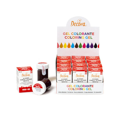 GEL COLORANTE 28G. ROSSO DECORA