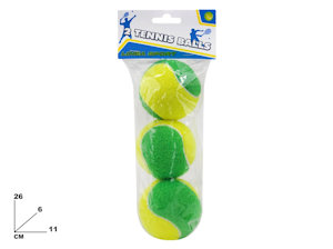 GIOCO TENNIS SOLO PALLINE IN BUSTA DA 3PZ. MAZ.