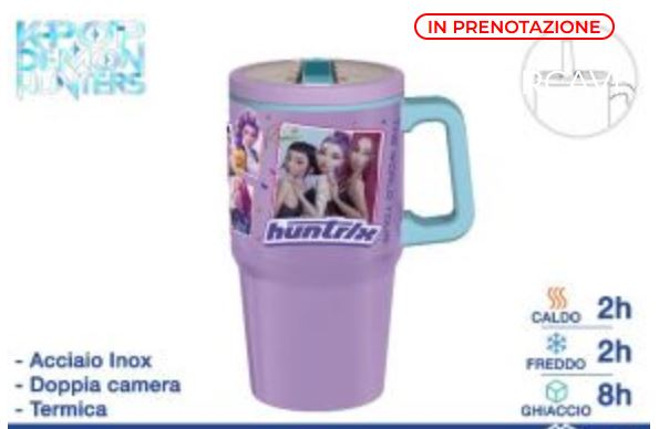 K-POP DEMON HUNTERS BORRACCIA TAZZA TERMICA ML..640 EOLD.