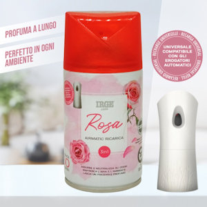 DEODORANTE AMBIENTE SPRAY RICARICA IRGE ROSA