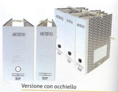 CARTELLA FALDONE ARCHIVIO CON LEGACCI DORSO 8 CON OCCHIELLO PEZZI 10