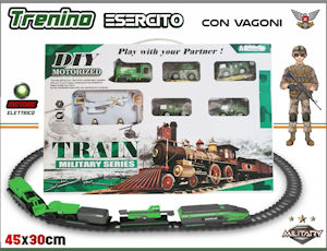 TRENO PISTA A BATTERIA DELL'ESERCITO PLAYMORE