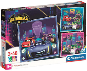 PUZZLE 3x48 BATWEELS SUPERCOLOR 25307 CLEMENTONI