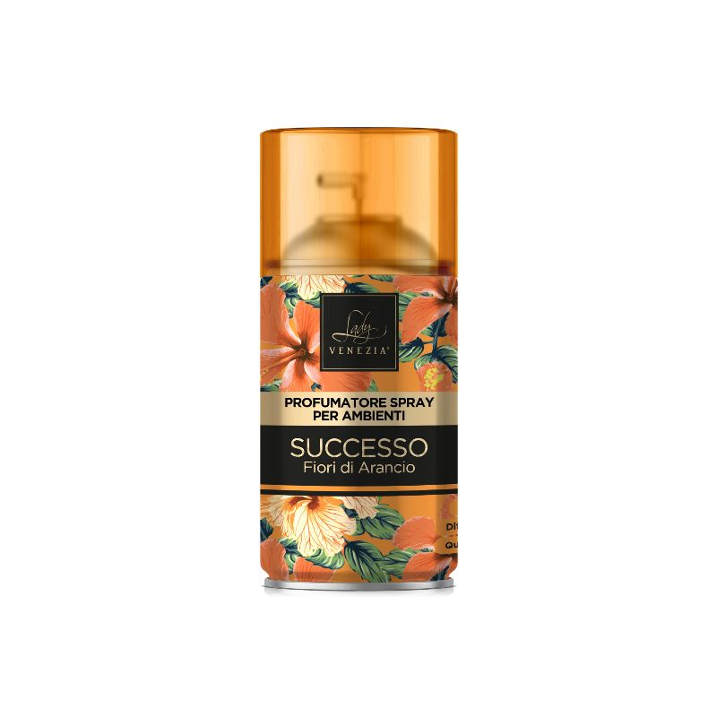 DEODORANTE AMBIENTE SPRAY RICARICA 250ML. LADY VENEZIA SUCCESSO FIORI DI ARANCIO