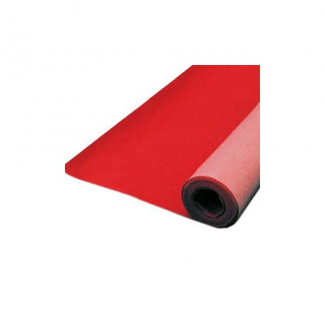 CARTA VELLUTATA IN ROTOLO CM.50x5mt ROSSO