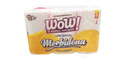 CARTA IGIENICA WOW MORBIDONA 12 ROTOLI 3 VELI