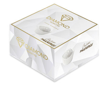 CONFETTI MAXTRIS DIAMOND 500GR. CON NOCCIOLA TOSTATA BIANCO CON CRISTALLI DI ZUC