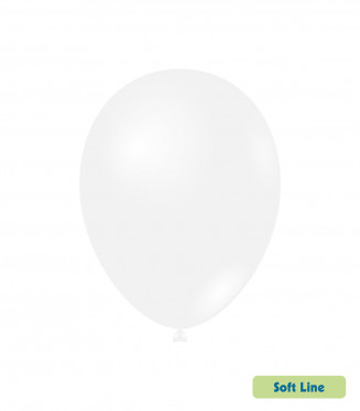 PALLONCINI 12 POLLICI CM.30 BIANCO 125 PASTELLO CONF.50PZ. SOFTLINE