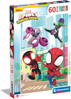 PUZZLE 60 MAXI SPIDEY & HIS AMAZING FRIENDS 26476 CLEMENTONI