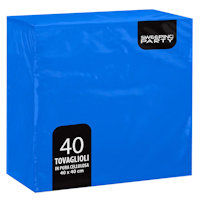 TOVAGLIOLI 2VELI 38x38 BLU CONF.40PZ. GOFFRATO SWEEPING