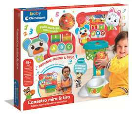 GIOCO CANESTRO MIRA E TIRA 18+ MESI 17546 CLEMENTONI