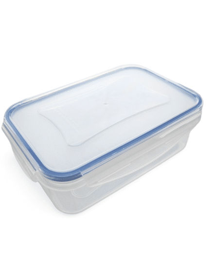 CONTENITORE IN PLASTICA ERMETICO RETTANGOLARE CLIK CLAK 0,500 LT. CM.15x11xH.5,4