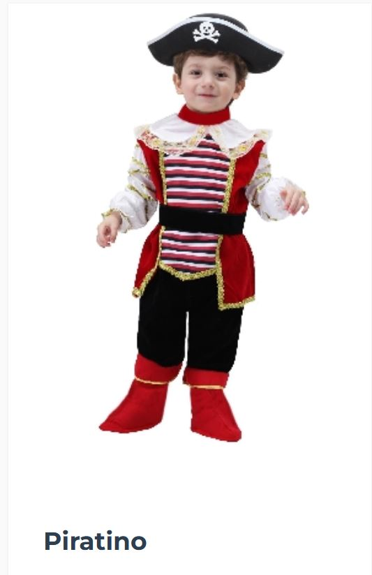 COSTUME BABY 13/18 MESI PIRATINO DI PEGASUS 2021