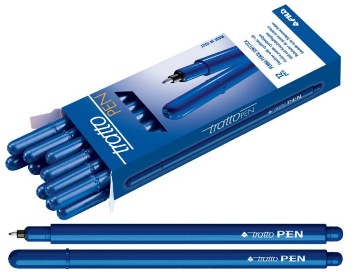 PENNA TRATTO PEN CLASSICA BLU pezzi 12