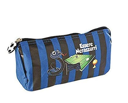 BUSTINA 1 ZIP SPORT NERO AZZURRO 32NIK148 NIKOFFICE