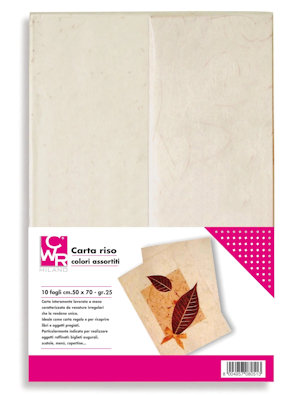 ALBUM CARTA DI RISO GR.25 50x70 FOGLI 10 IN BUSTA CWR