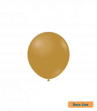 PALLONCINI DECO LINE PROFES. PASTELLO 5 POLLICI CM.13 CONF.100PZ. MOKA MARRONE