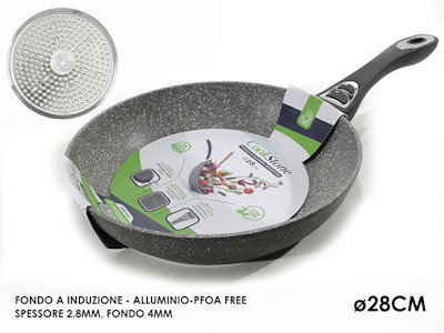 PADELLA FONDO A INDUZIONE COOKSTONE CM.28 GRIGIO 652406 GENERAL